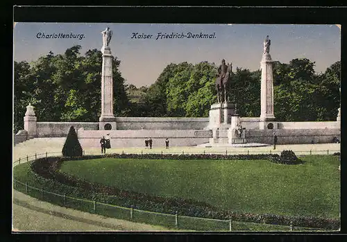 AK Berlin-Charlottenburg, Kaiser Friedrich-Denkmal