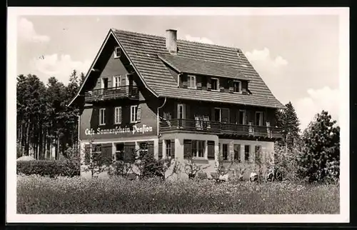 AK Herzogsweiler, Café-Pension Sonnenschein