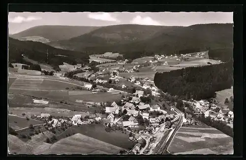 AK Röt / Schwarzwald, Ortsansicht aus der Vogelschau