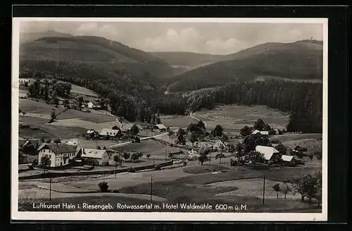 AK Hain / Riesengeb., Rotwassertal mit Hotel Waldmühle