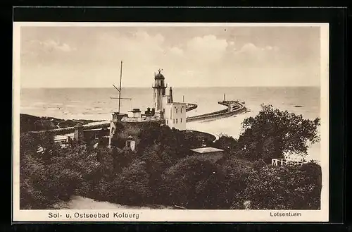 AK Kolberg / Ostsee, Lotsenturm