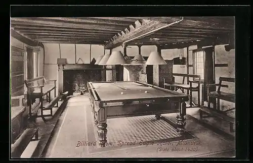 AK Midhurst, Spread Eagle Hotel, Billiard Room