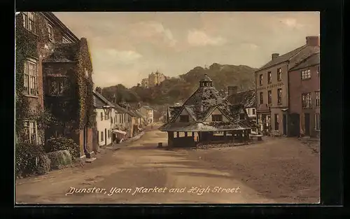 AK Dunster, Yarn Market and High Street