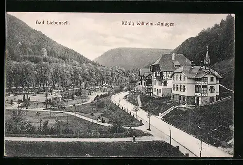 AK Bad Liebenzell, König Wilhelm-Anlagen