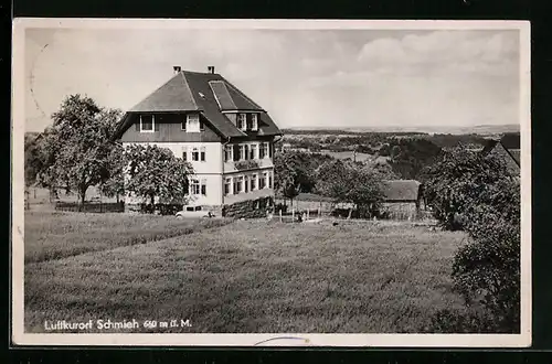 AK Schmieh bei Bad Teinach, Gasthof-Pension zum Schönblick M. Lörcher