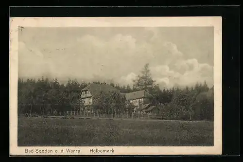 AK Bad Sooden a. d. Werra, Blick auf Halbemark