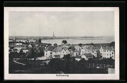 AK Schleswig, Ortsansicht aus der Vogelschau