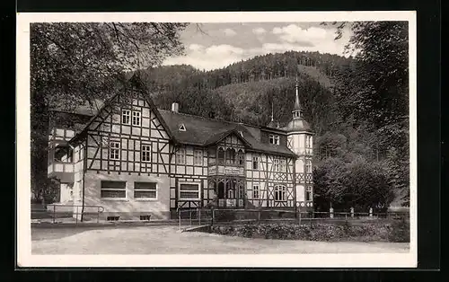 AK Sitzendorf /Thür. Wald, Gasthaus zum Eisenhammer