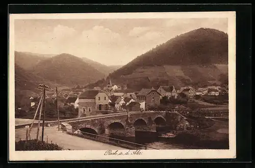 AK Rech a. d. Ahr, Ortsansicht aus der Vogelschau