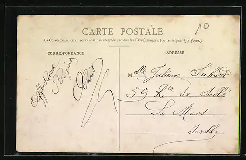 AK Conlie, Rue de la Gare