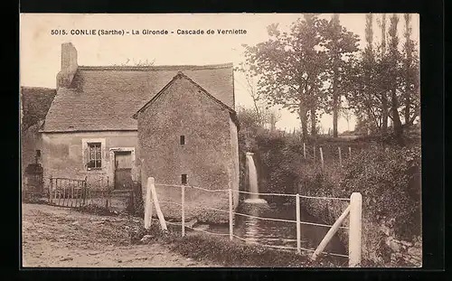 AK Conlie, La Gironde, Cascade de Verniette