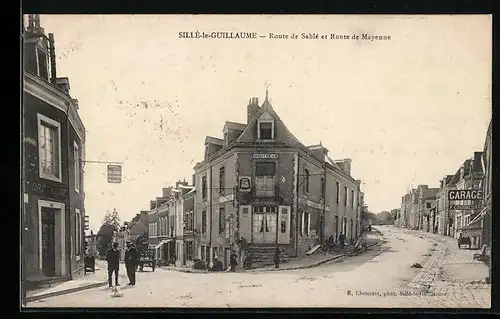 AK Sillé-le-Guillaume, Route de Sable et Route de Mayenne