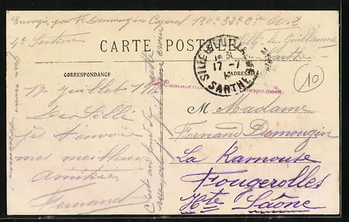 AK Sillé-le-Guillaume, Route de Sable et Route de Mayenne