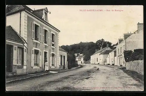 AK Sillé-le-Guillaume, Rue de Bretagne