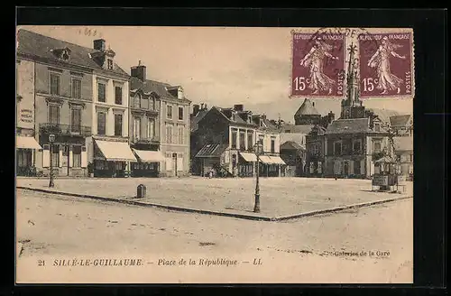 AK Sillé-le-Guillaume, Place de la Republique