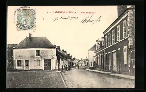 AK Laigné-en-Belin, Rue principale