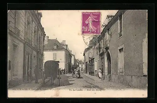 AK Le Lude, Rue du Boeuf