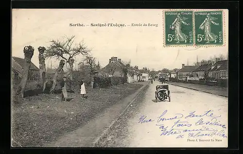 AK Savigné-l`Evêque, Entrée du Bourg