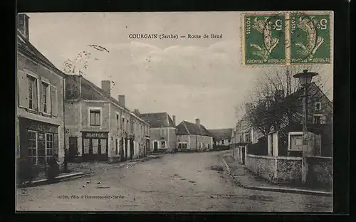 AK Courgain, Route de René