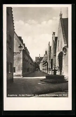AK Augsburg, In der Fuggerei