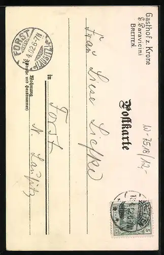 Lithographie Bretten, Das Brettener Hundle