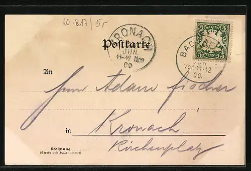 AK Bad Tölz, Ortsansicht vom Calvarienberg