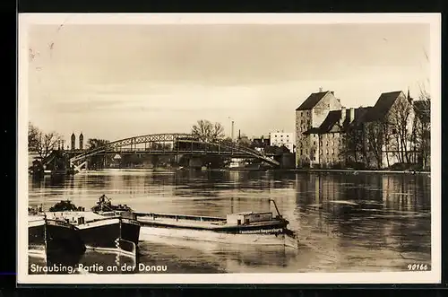 AK Straubing, Partie an der Donau