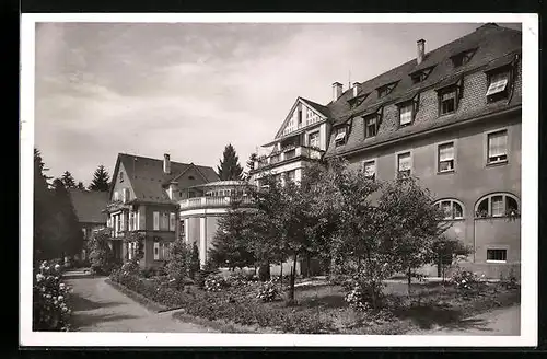 AK Erlenbad Obersasbach b. Achern, Kurhaus Marienheim