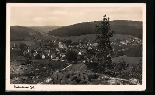 AK Breitenbrunn /Opf., Ortsansicht mit Umgebung