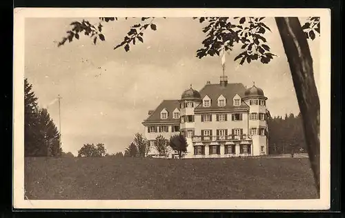 AK Tutzing a. Starnbergersee, Erholungsheim des Bayr. Verkehrsbeamten-Verein