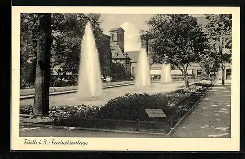 AK Fürth i. B., Freiheitsanlage im Sommer