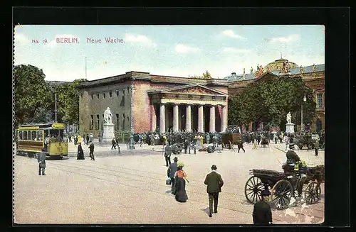 AK Berlin, Neue Wache, Wachwechsel