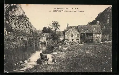 AK Domfront, La Normandie, Les anciennes Tanneries