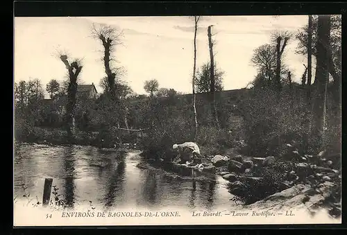 AK Bagnoles-de l`Orne, Les Buards, Lavoir Rustique