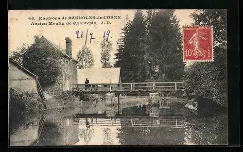 AK Bagnoles-de l`Orne, Ancien Moulin de Chantepie