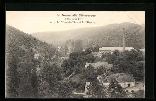 AK La Vaux-de-Vère, La Vaux-de-Vère et la Filature