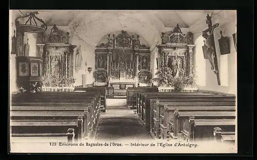 AK Antoigny, Intérieur de l`Eglise