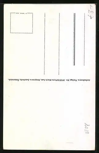 AK Bregenz a. B., Ortsansicht mit Seilbahn