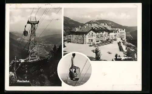 AK Rax, Raxbahn und Bergstation