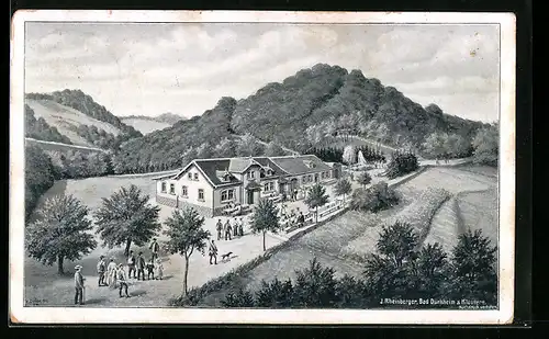 AK Wachenheim a. H., Forst- und Gasthaus Rotsteig