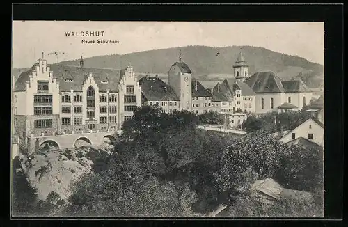 AK Waldshut, Blick auf das Neue Schulhaus