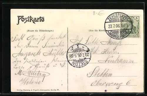 AK Berlin-Grunewald, Wirtshaus am Riemeistersee, Onkel Toms Hütte