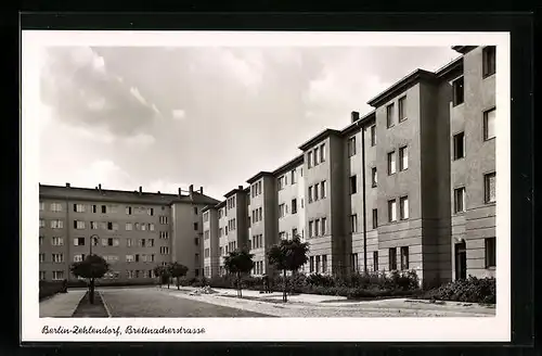 AK Berlin-Zehlendorf, Wohnblock in der Brettnacherstrasse