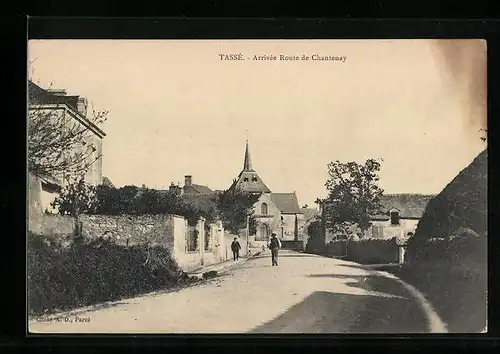 AK Tasse, Arrivee Route de Chantenay