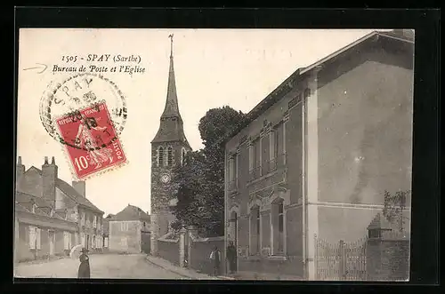 AK Spay, Bureau de Poste et l`Eglise