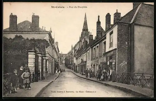 AK Saint-Calais, Rue du Dauphin, L`Eglise