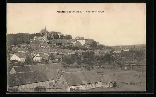 AK Montfert-le-Rotrou, Vue Panoramique, L`Eglise