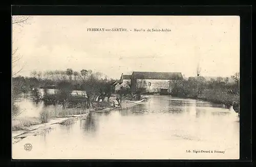 AK Fresnay-sur-Sarthe, Moulin de Saint-Aubin
