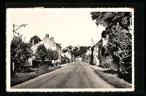 AK Ponce-sur-le-Loir, Arrivee par La Chartre