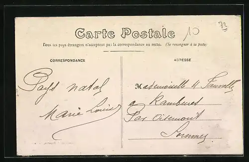 AK Domfront-en-Champagne, Chateau de la Bretonniere